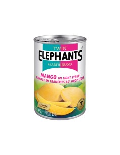 MANGUE SIROP TWIN ELEPHANTS 425G*24/CT