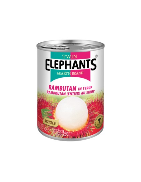 RAMBUTAN SIROP TWIN ELEPHANTS 565G*24/CT