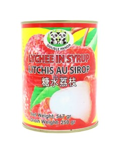 LITCHI SIROP DOUBLE PANDA VN 567G*12/CT