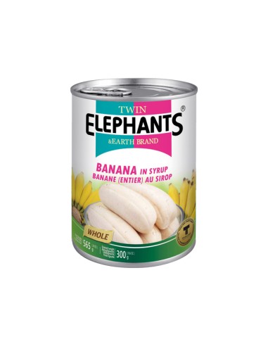 BANANE SIROP TWIN ELEPHANT 565G*24/CT