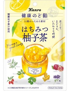 BONBON CONTRE TOUX THE MIEL YUZU KANRO 80G