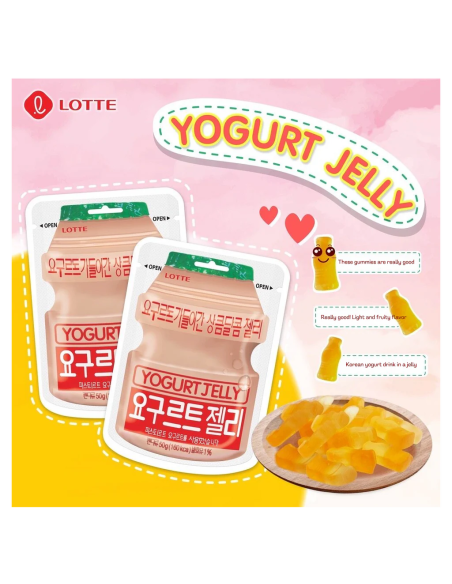 BONBON JELLY YAOURT LOTTE 50G