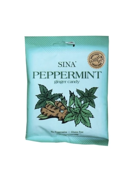 BONBON GINGEMBRE MENTHE SANS SUCRE SINA 36G