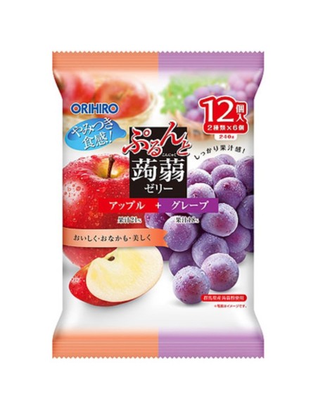 BONBON PRUNE KONJAC JELLY POMME RAISIN ORIHIRO 240G
