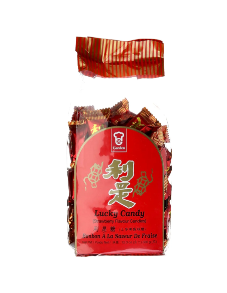 BONBON FRAISE LUCKY GARDEN 350G