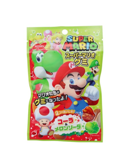 BONBON GUMMY COLA MELONSODA NOBEL MARIO 50G