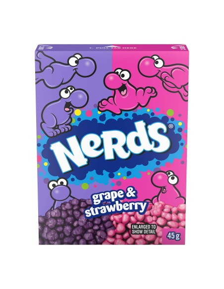BONBON FRAISE RAISIN NERDS 46,7G
