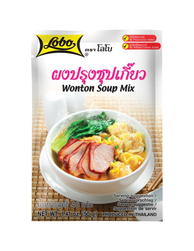 ASSAISON SOUPE WONTON LOBO 40G