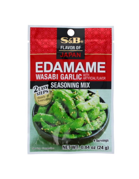 ASSAISONNEMENT EDAMAME WASABI AIL S et B 24G
