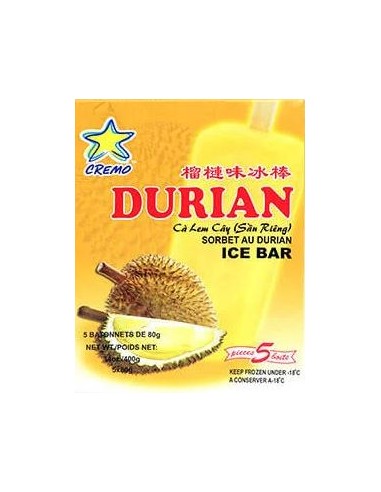 GLACE DURIAN CREMO 87G*5P*6/CT