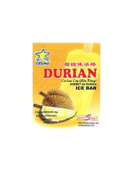 GLACE DURIAN CREMO 87G*5P*6/CT