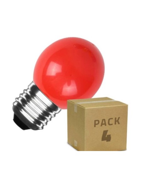 AMPOULES ROUGES 2PC 7W E12