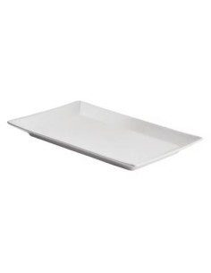 ASSIETTE CERAMIQUE LONGUE BLANC 1PIECE