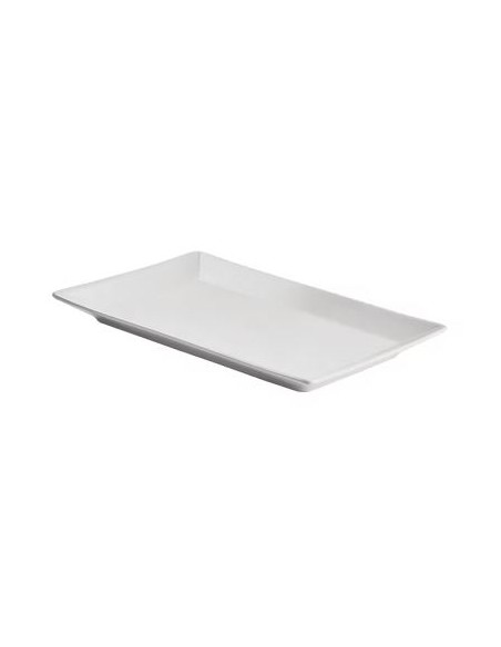 ASSIETTE CERAMIQUE LONGUE BLANC 1PIECE