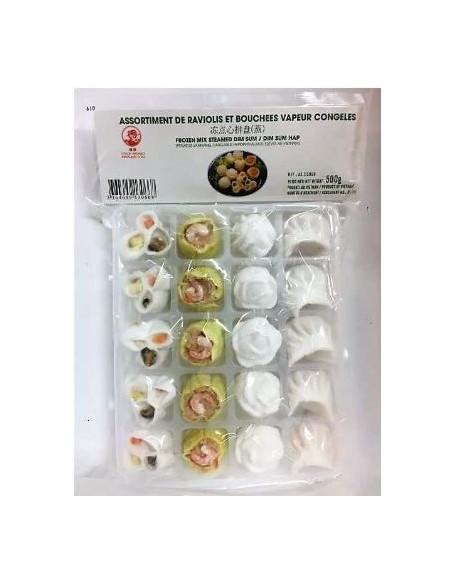 ASSORTIMENT DIM SUM VAPEUR COQ 500G*20/CT