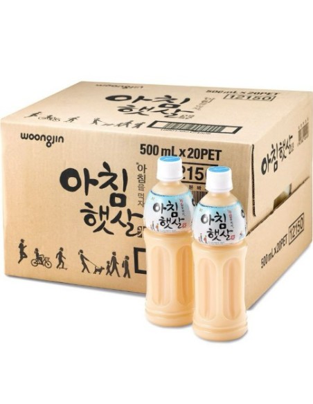 BOISSON RIZ NON-ALCOOL KOREA WOONGJIN 500ML*20/CT