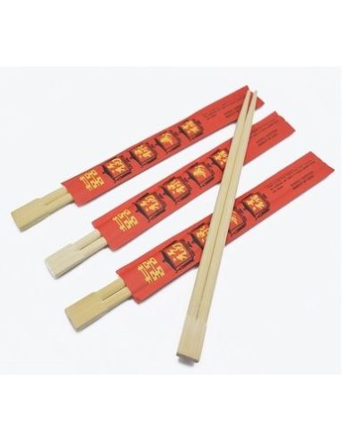 BAGUETTE BAMBOU JETAB.23 ROUGE 100P*10/CT