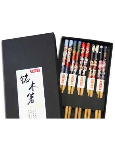 BAGUETTE SUSHI LAQUE 5P