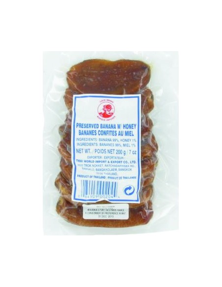 BANANE CONFIT MIEL COQ 200G*50/CT