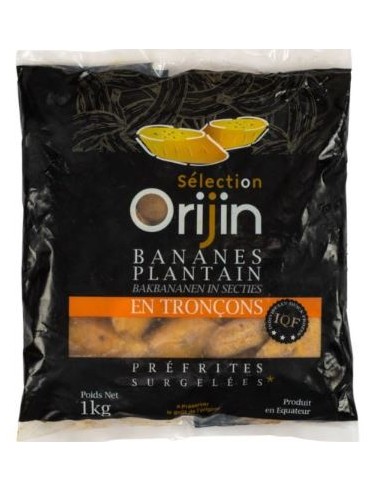 BANANE PLANTAIN EN RONDELLE SURG ORIJIN 1KG*6/CT