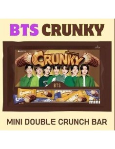 BAR DOUBE CHOCOLAT CRUNKY BTS LOTTE 361G