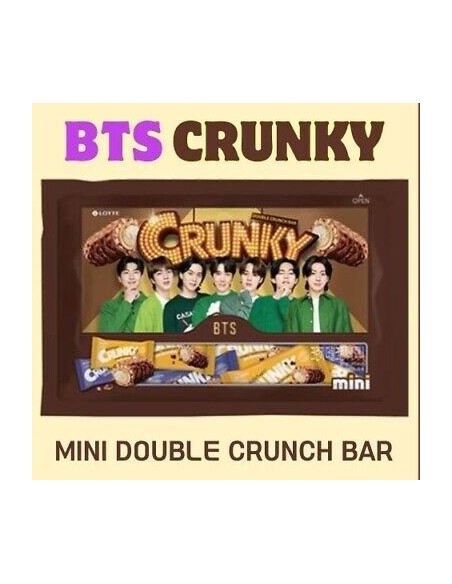 BAR DOUBE CHOCOLAT CRUNKY BTS LOTTE 361G