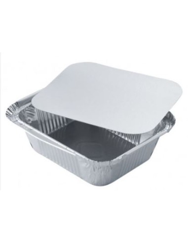 BARQUETTE ALU 1PORTION R1-28L 450ML 100PX10 OU 125PX8 1000P/CT