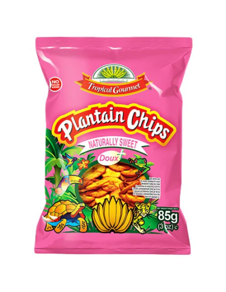 CHIPS BANANE PLANTAIN EXTRA SUCRE T.GOURMET 85G