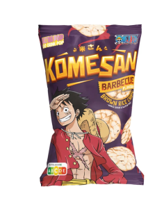CHIPS RIZ BRUN BBQ KOMESAN ONE PIECE 60G