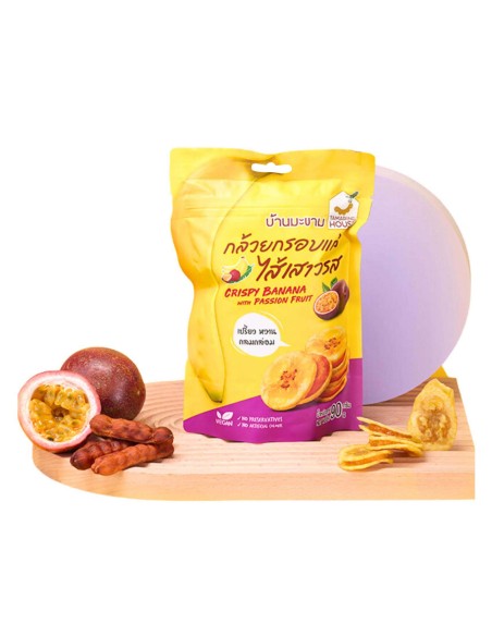 CHIPS BANANE FRUIT PASSION TAMARIND HOUSE 90G