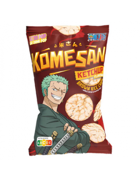 CHIPS RIZ BRUN KETCHUP KOMESAN ZORO 60G