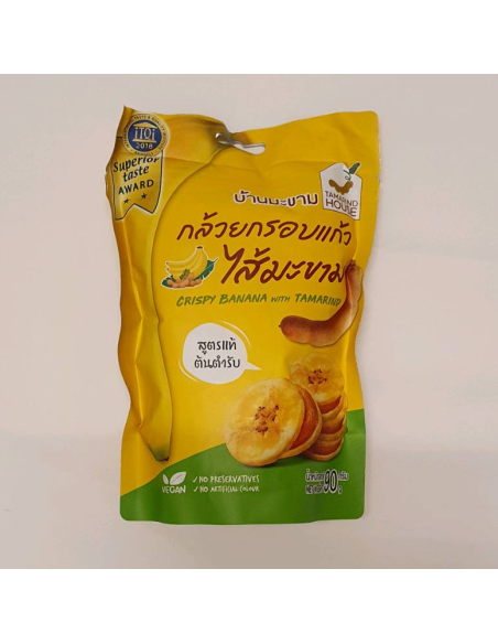 CHIPS BANANE AVEC TAMARIN TAMARIND HOUSE 90G