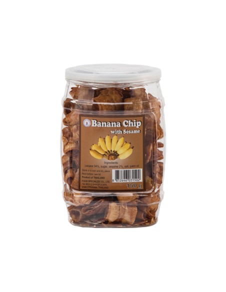 CHIPS BANANE AVEC SESAME THAI DANCER 150G