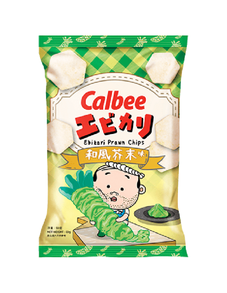 CHIPS EBIKARI WASABI CALBEE 50G