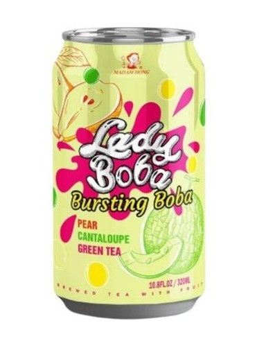 BOISSON THE VERT MELON et POIRE LADY BOBA 320ML