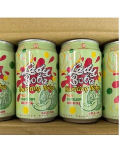 BOISSON THE VERT MELON et POIRE LADY BOBA 320ML*24/CT