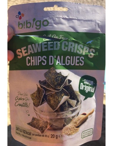CHIPS ALGUE NATURE BIBIGO 20G*7/CT