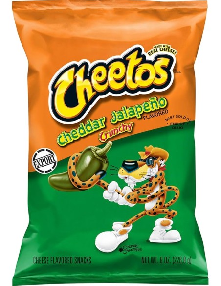 CHIPS CHEETOS FROMAGE CHEDDAR 226G