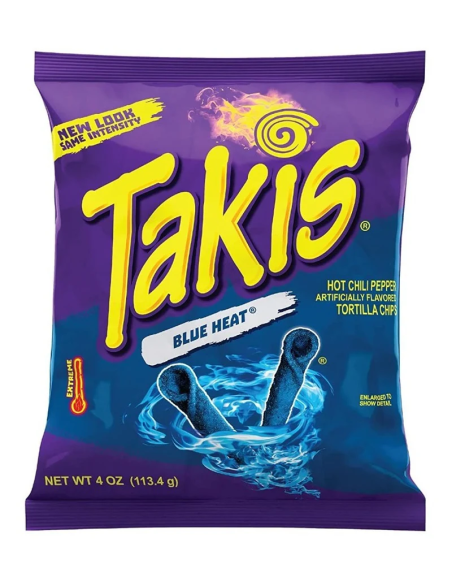 CHIPS TORTILLA BLUE HEAT TAKIS 113,4G