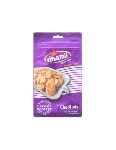 CHIPS BANANE VINAMIT 100G*40/CT