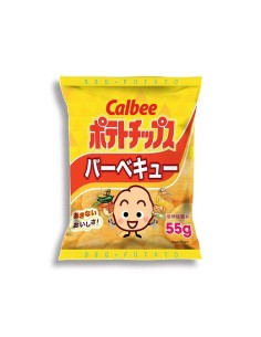 CHIPS BBQ CALBEE 55G*20