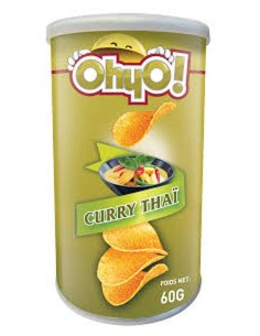 CHIPS CURRY THAI OHYO 60G