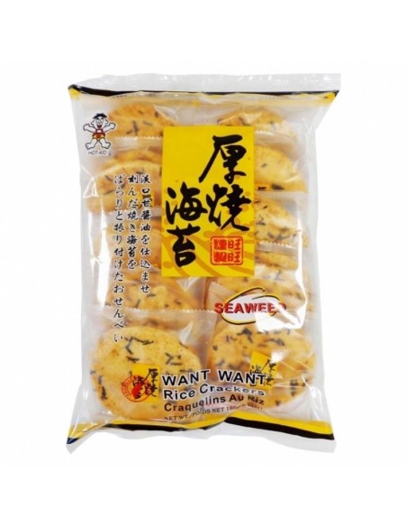 CRACKERS RIZ ALGUE WAIWAI 160G