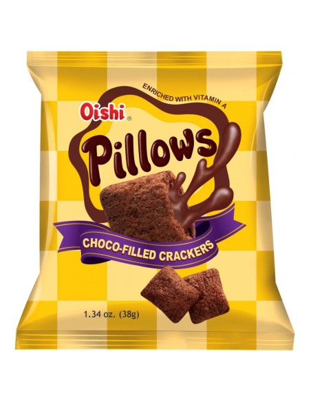 CRACKERS CHOCOLAT PILLOWS OISHI 38G