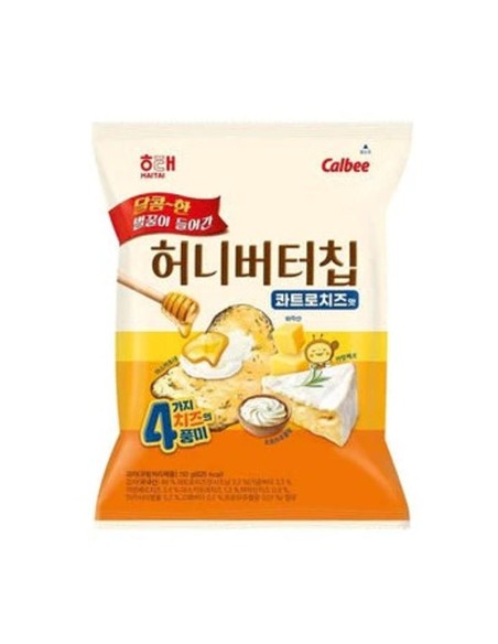 CHIPS POTATO 4 FROMAGE CALBEE  55G