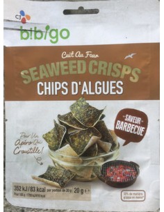 CHIPS ALGUE BBQ BIBIGO 20G*7/CT