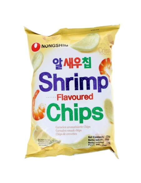 CHIPS CREVETTE NONGSHIM 75G*20/CT