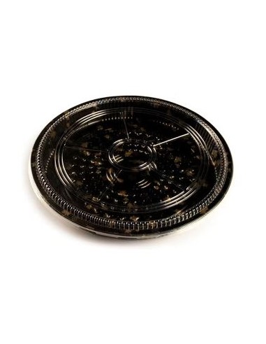 BARQUETTE RONDE NOIR AV COUVER 28CM HP-61B 20P*6/CT