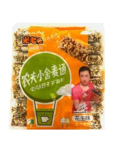 BARRE CEREALE AUX CACAHUETES UNCLE POP 400G