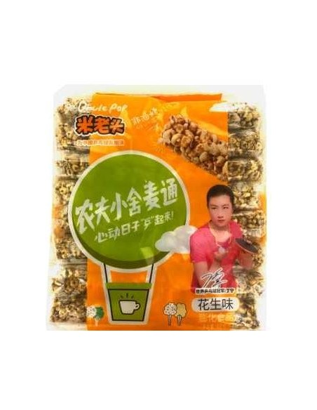 BARRE CEREALE AUX CACAHUETES UNCLE POP 400G